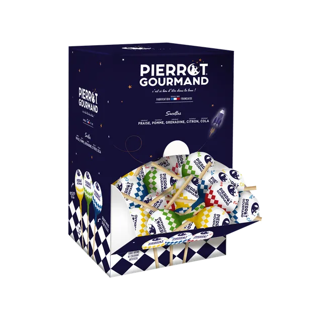pierrot-gourmand-boules-sucettes-bo-te-150-pi-ces-5-parfums image 1