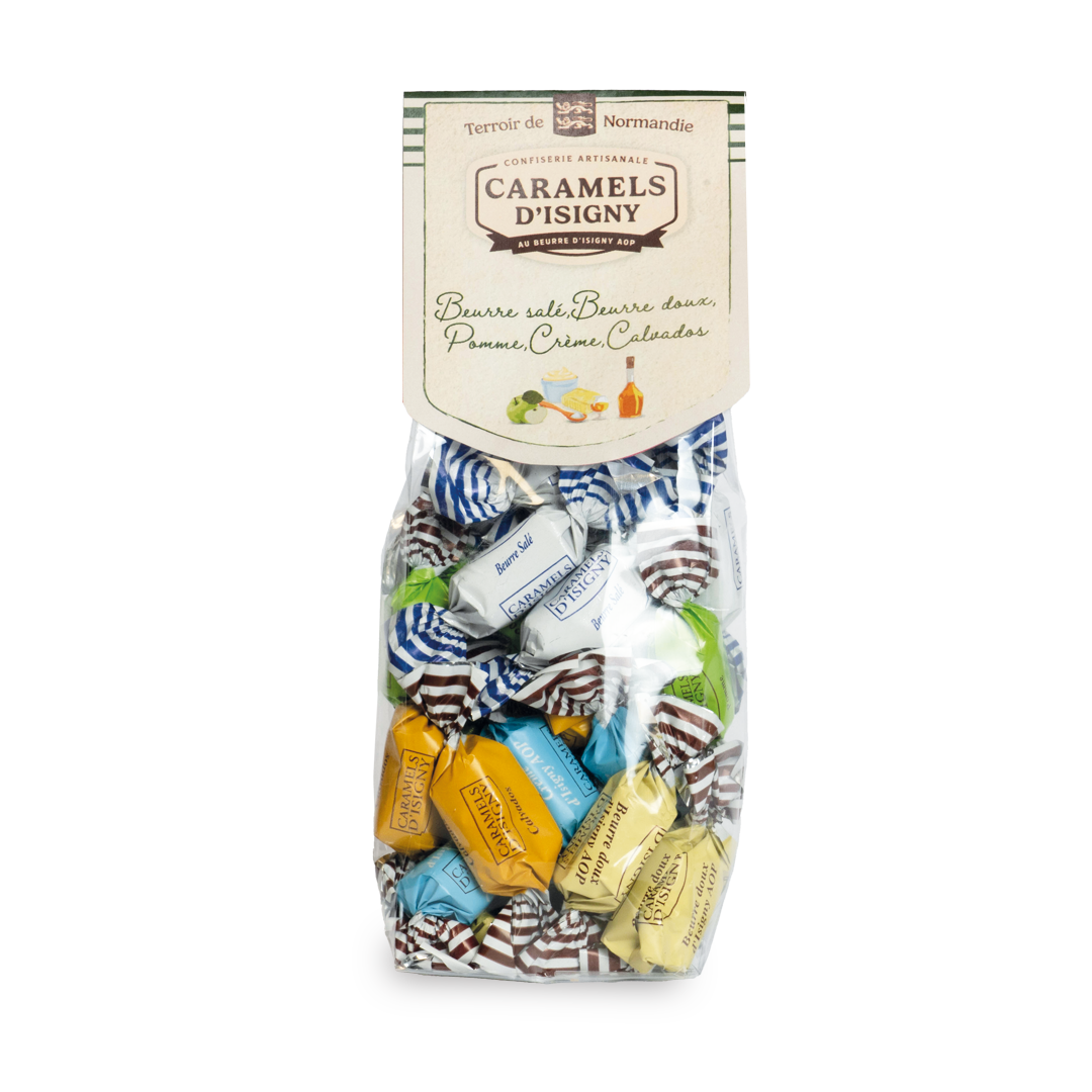 caramels-d-isigny-sachet-assortiment-normandie-175g-tendres image 1