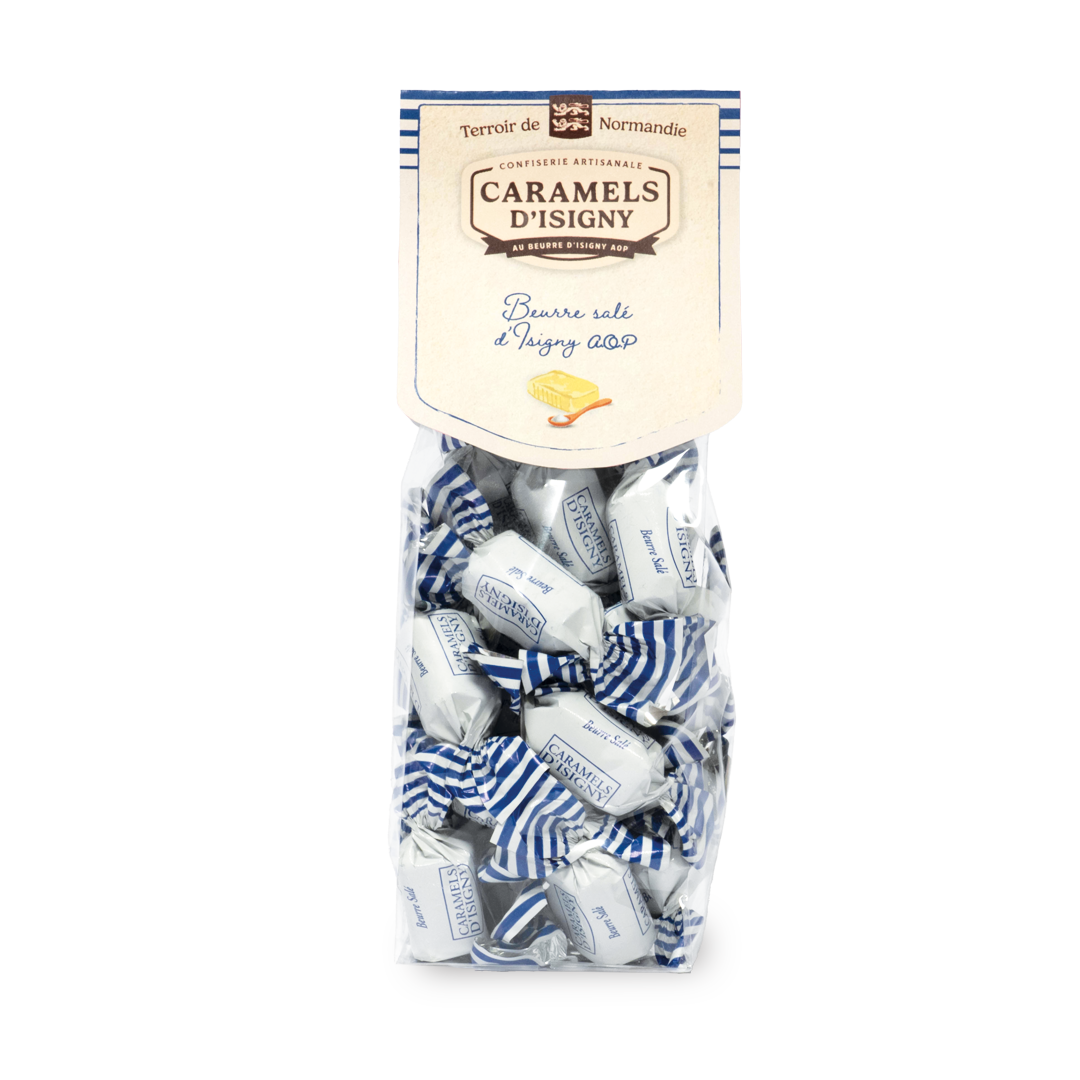 caramels-d-isigny-sachet-caramels-beurre-sal-175g image 1