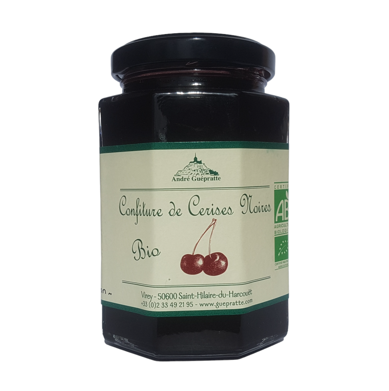 andr-guepratte-confitures-biologiques-cerises-noires-confiture-bio image 1