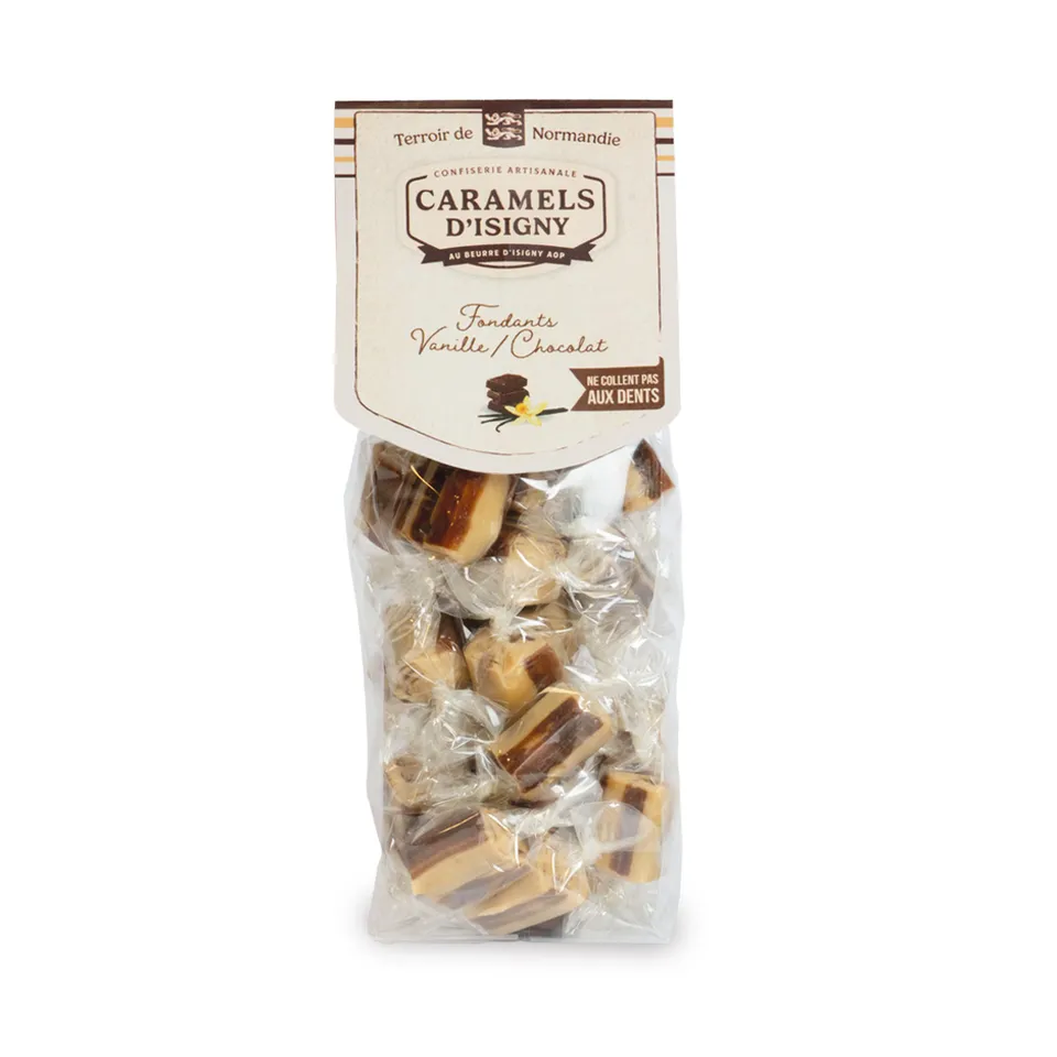 caramels-d-isigny-fondants-vanille-marbr-chocolat-175g image 1