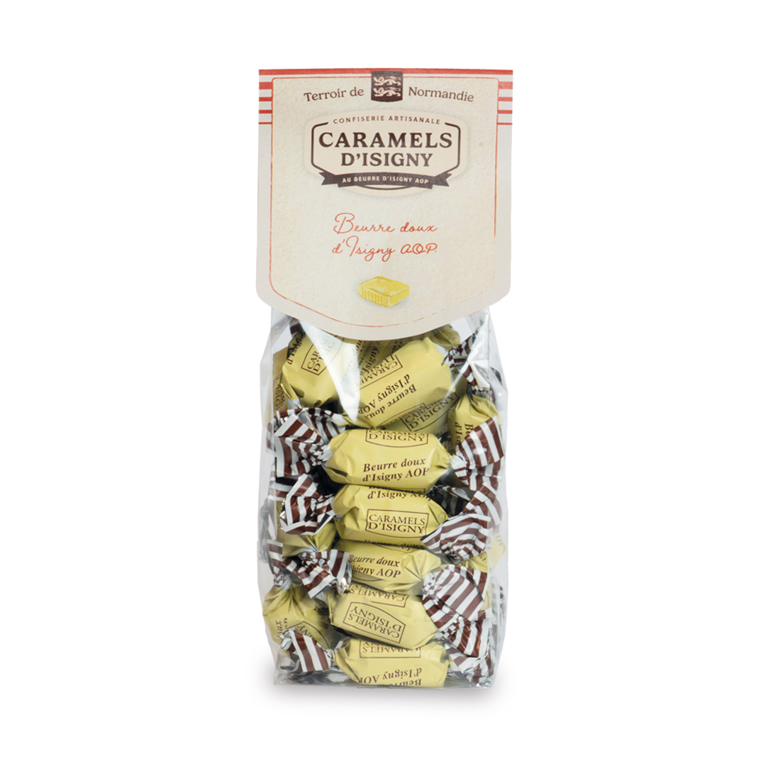 caramels-d-isigny-beurre-doux-a-o-p-caramels-sachet-175g image 1