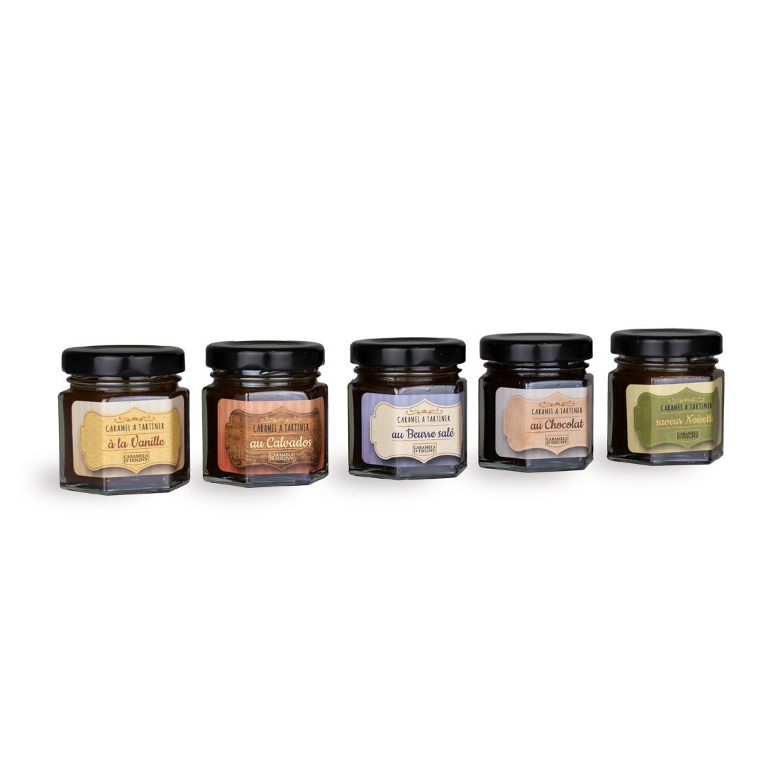 caramels-d-isigny-assortiment-5-caramel-tartiner-5x50g image 2