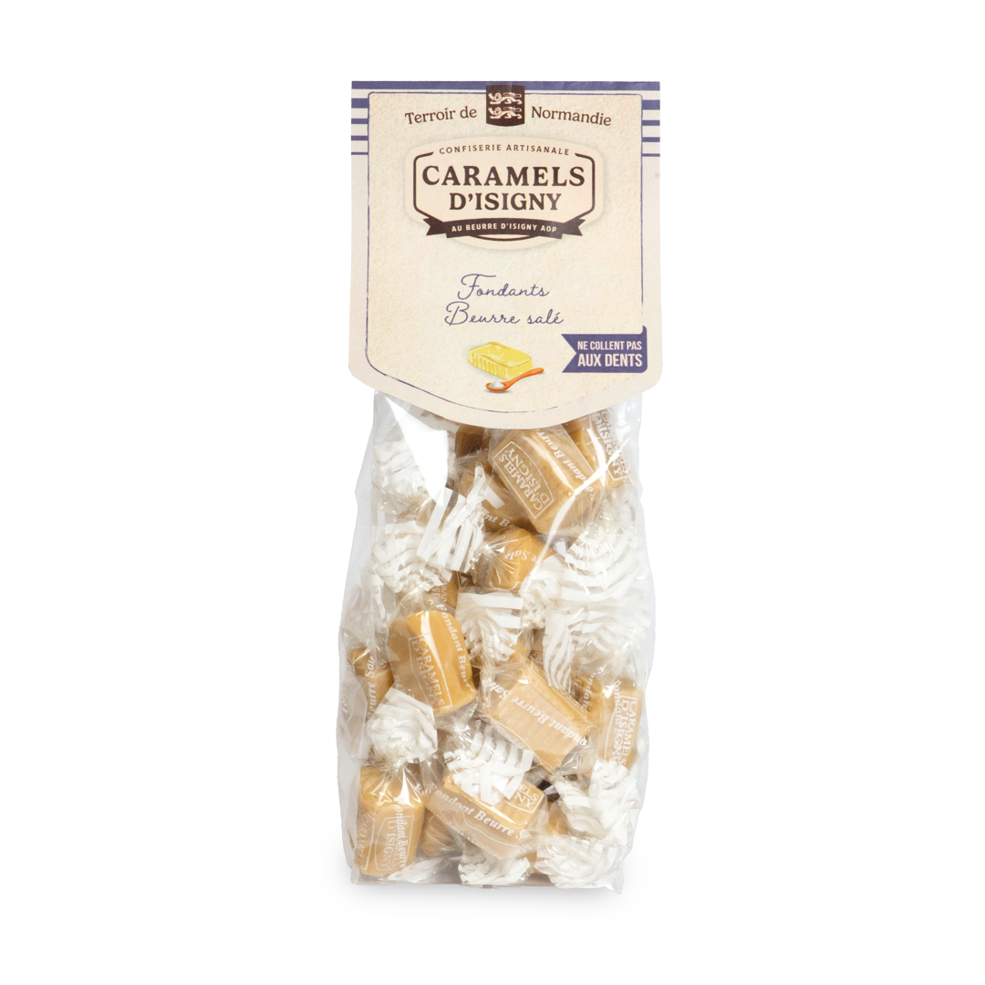 caramels-d-isigny-fondants-beurre-sal-sachet-caramels-175g image 1