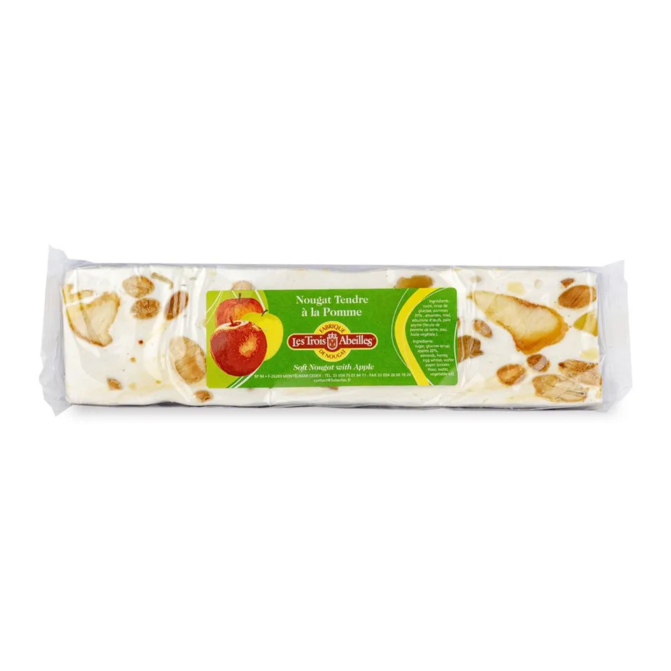 caramels-d-isigny-nougats-tendre-pomme-amandes-100g image 1