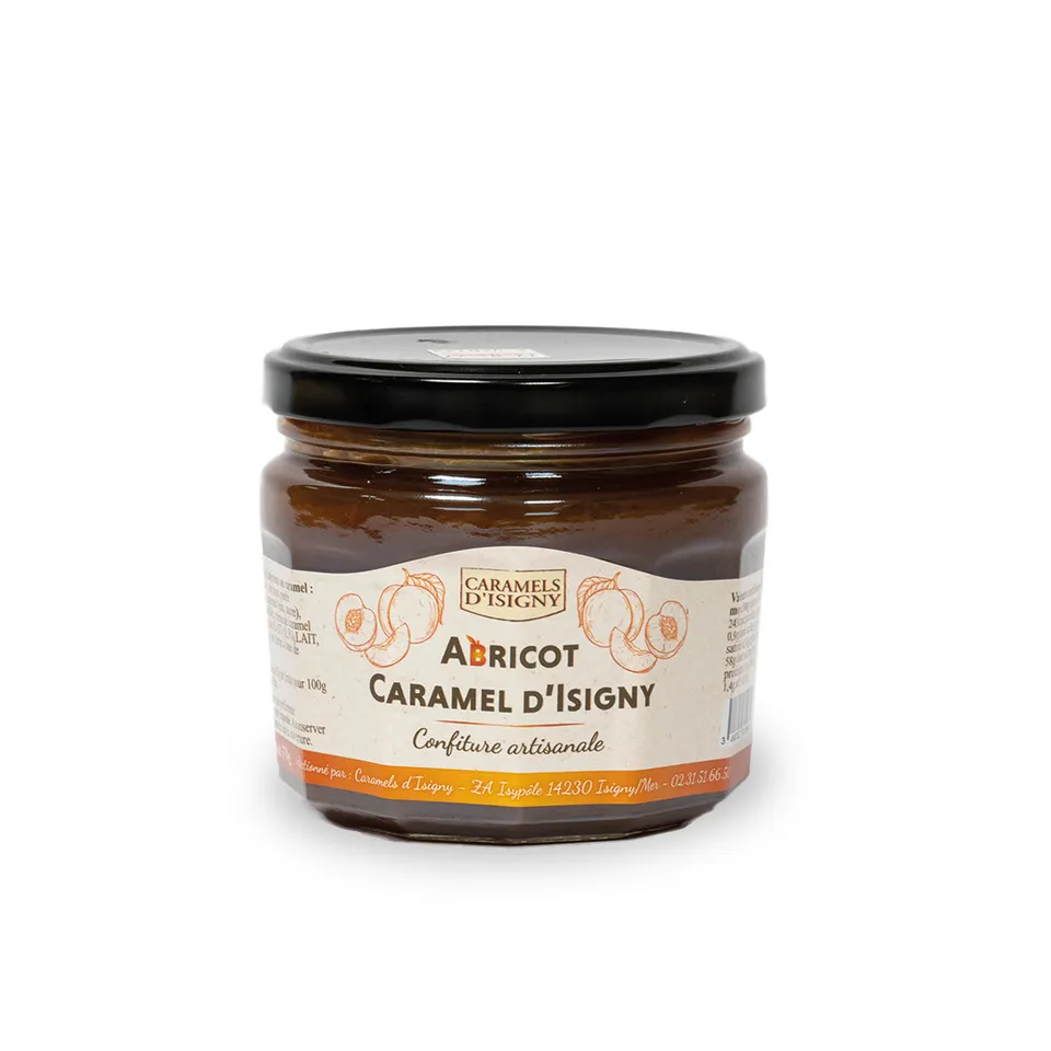 caramels-d-isigny-abricot-confiture-caramel-pot-370g image 1