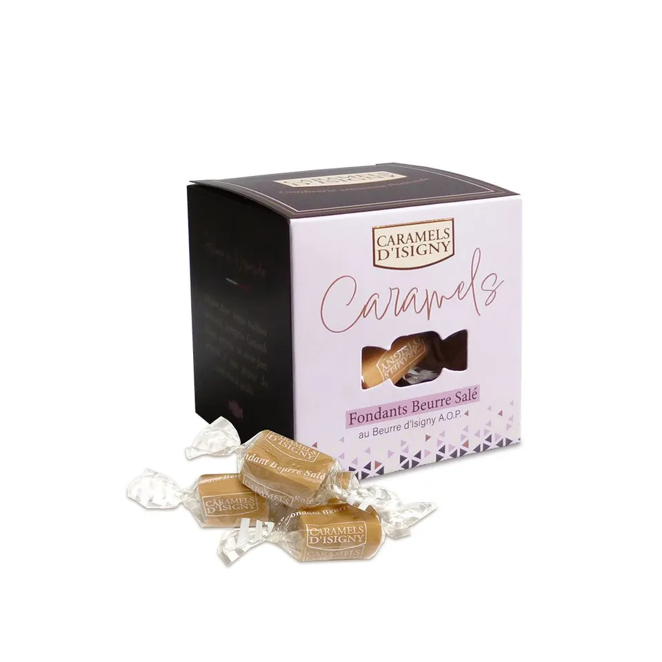 caramels-d-isigny-fondants-cube-caramel-beurre-sal-100g image 1