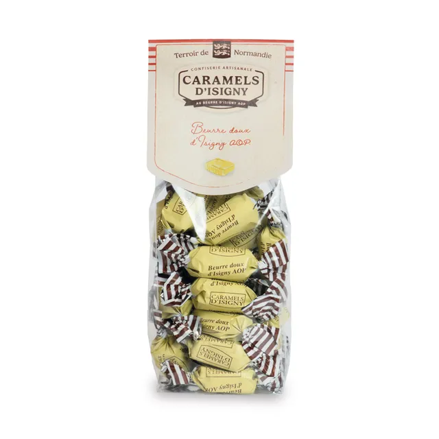 caramels-d-isigny-beurre-doux-a-o-p-caramels-sachet-175g image 1