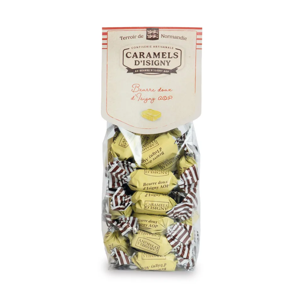 caramels-d-isigny-beurre-doux-a-o-p-caramels-sachet-175g image 1